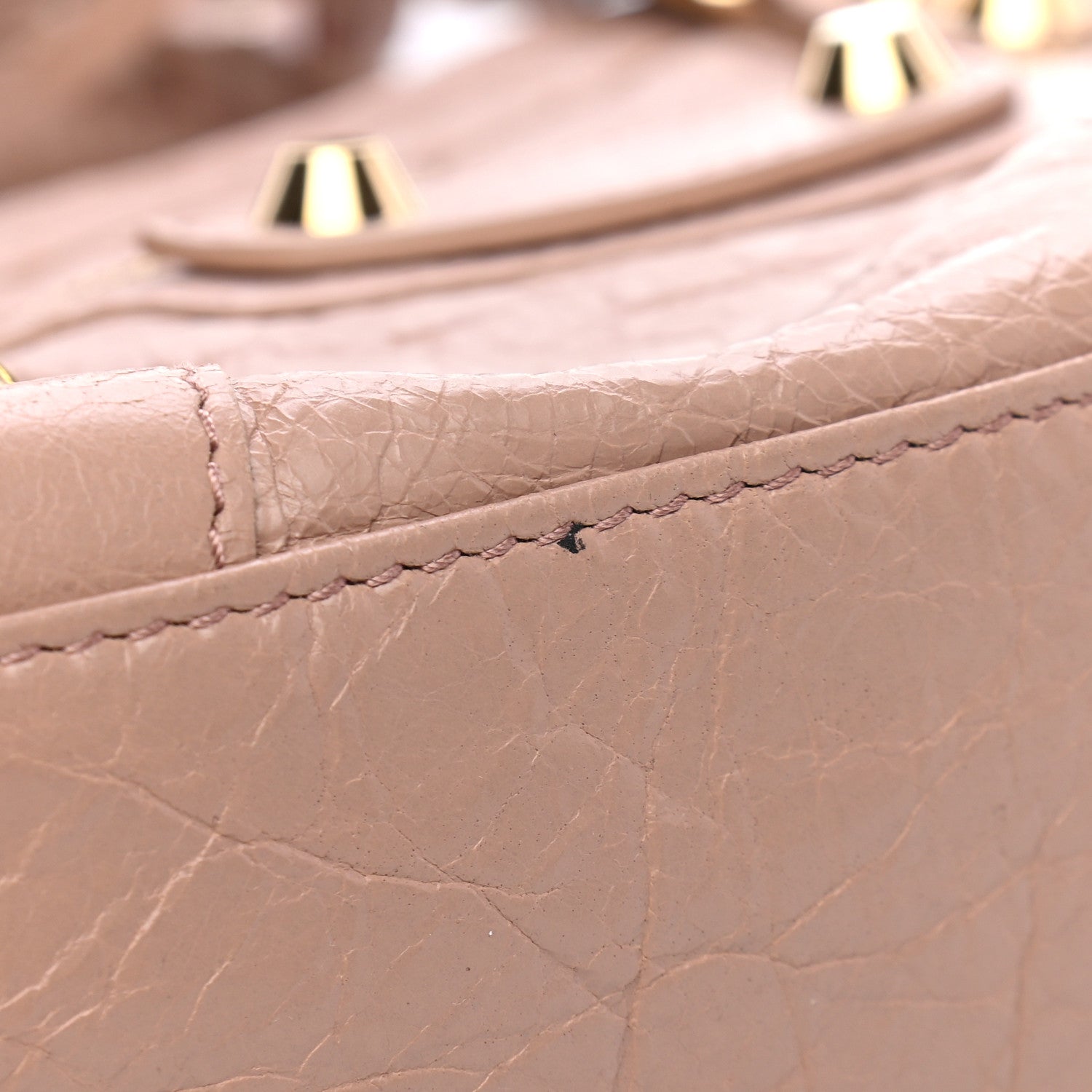 Balenciaga Agneau Classic Gold Hardware Mini City Rose Des Sables 10 of 10