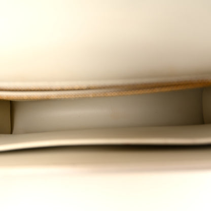 Christian Dior Grained Calfskin 30 Montaigne Flap Bag White 5 of 10