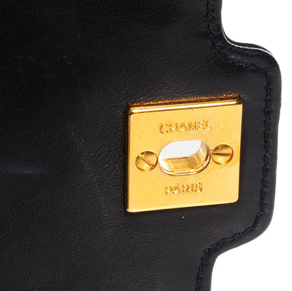 Chanel Lambskin Quilted Mini Flap Navy 6 of 8