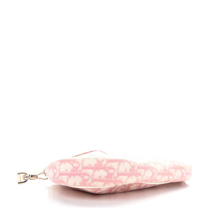 Christian Dior Monogram Mini Saddle Pochette Pink 4 of 13