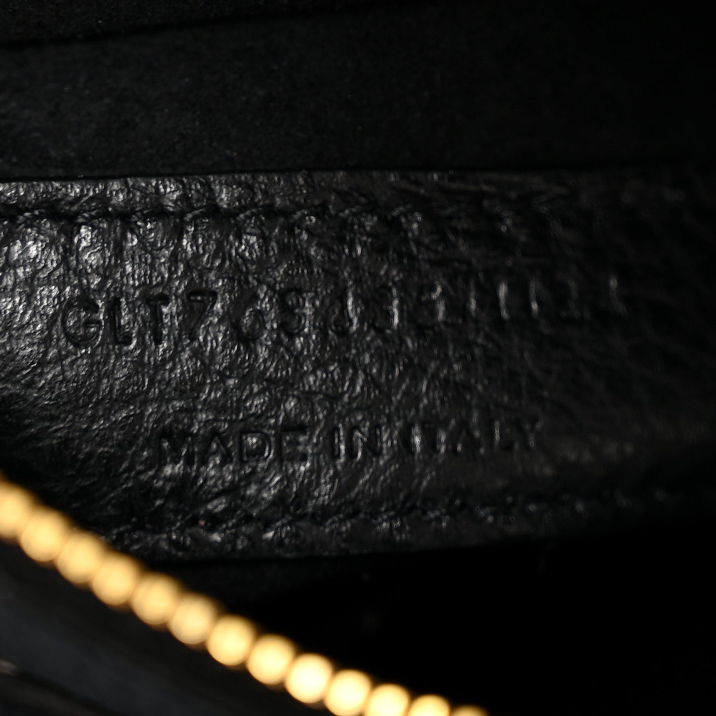 Grained Deerskin Bea Tote Black