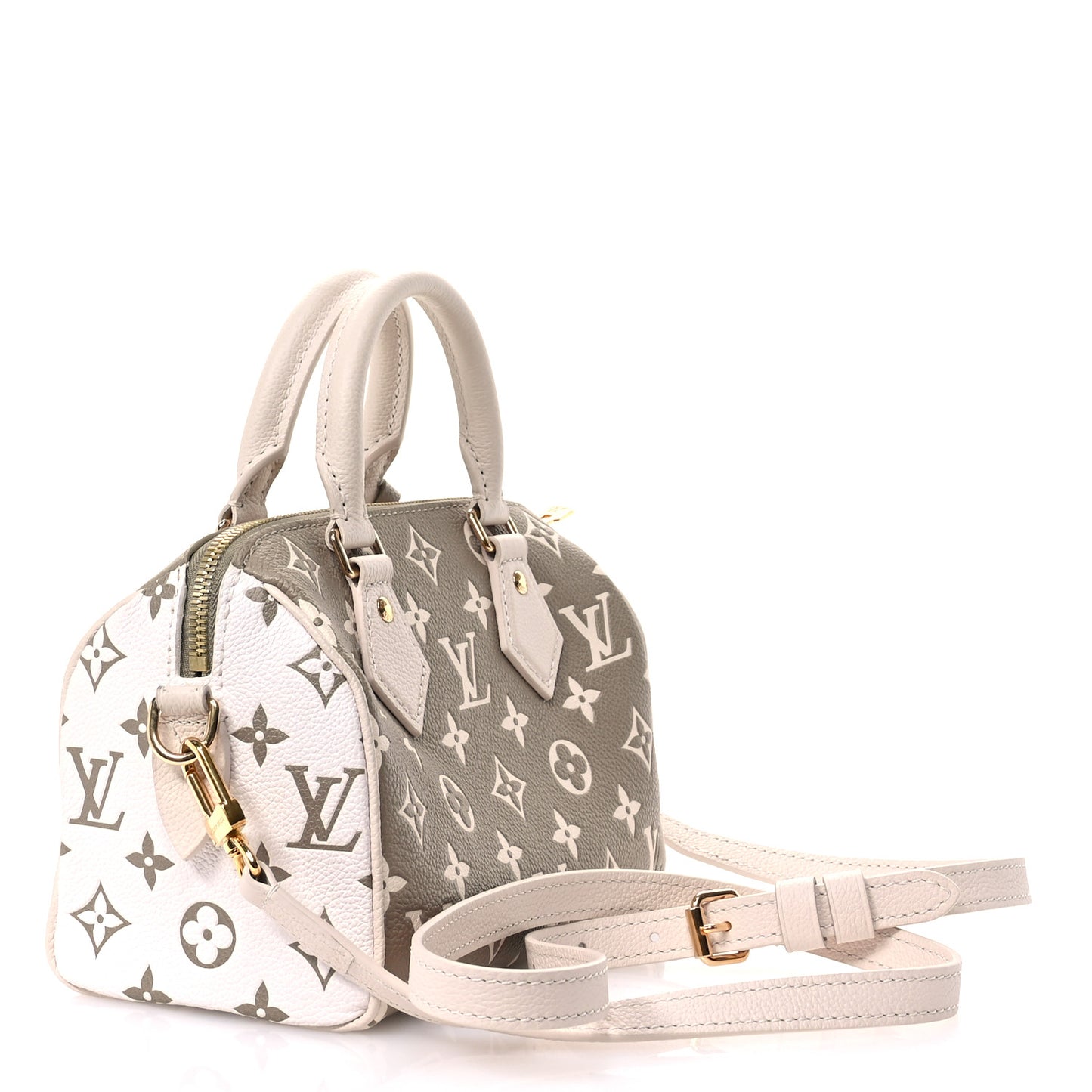 Empreinte Monogram Spring in the City Speedy Bandouliere 20 Kaki Beige Cream