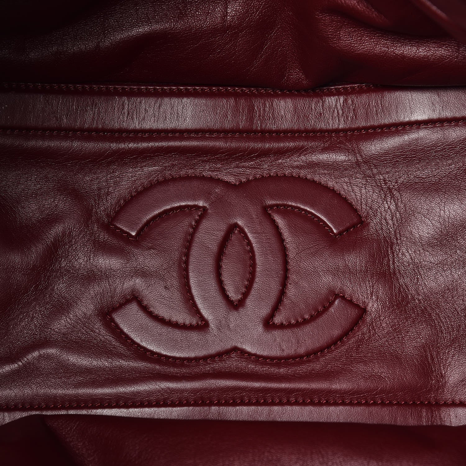 Chanel Lambskin Quilted Medium Coco Cocoon Reversible Tote Black 10 of 21
