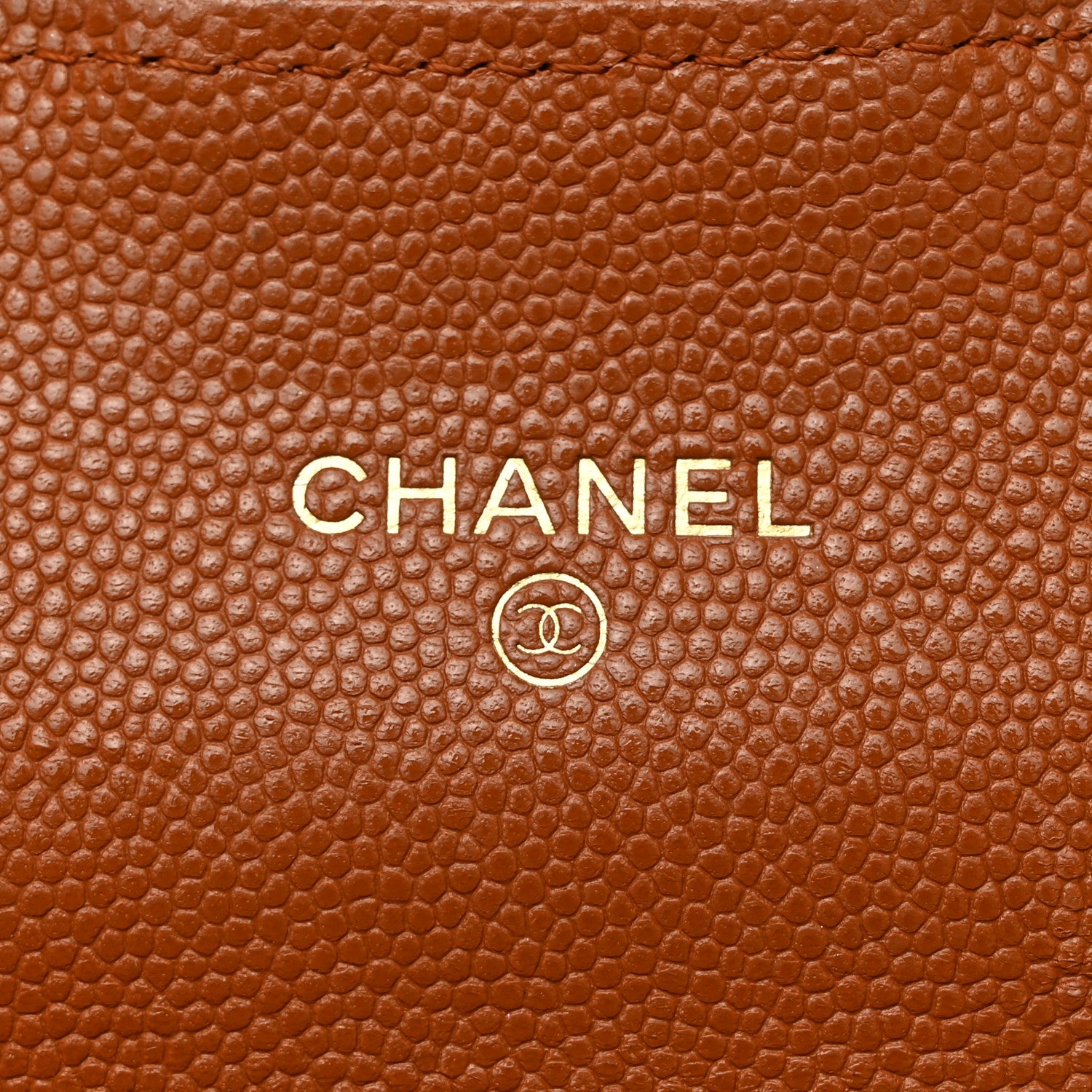 Chanel Caviar Quilted Large Gusset Flap Wallet Dark Beige 6 of 12