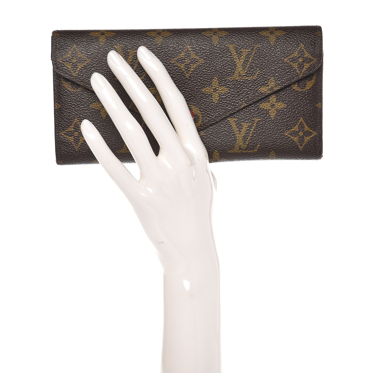 Louis Vuitton Monogram Josephine Wallet Red 2 of 11