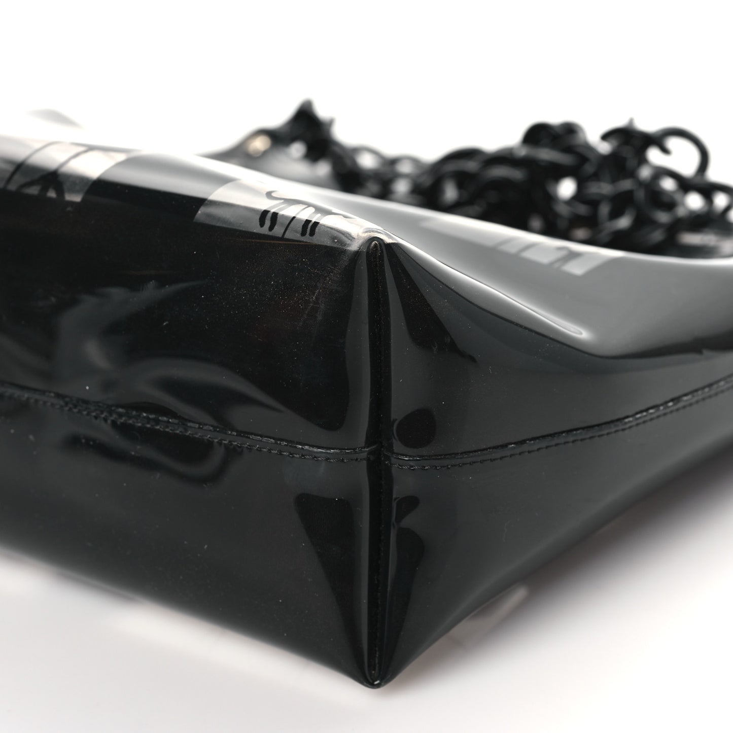 Vinyl Coco Window Tote Black