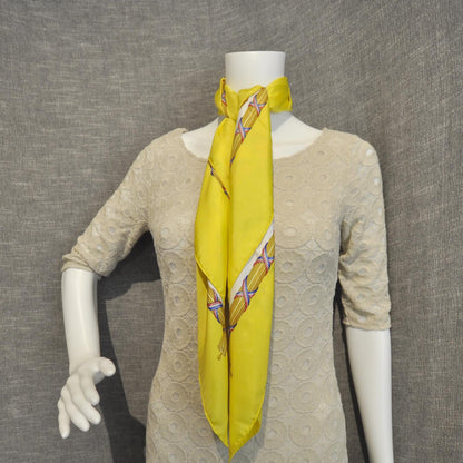 Hermes Silk Republique Francaise Liberte Egalite Fraternite 1789 Scarf 90 4 of 5