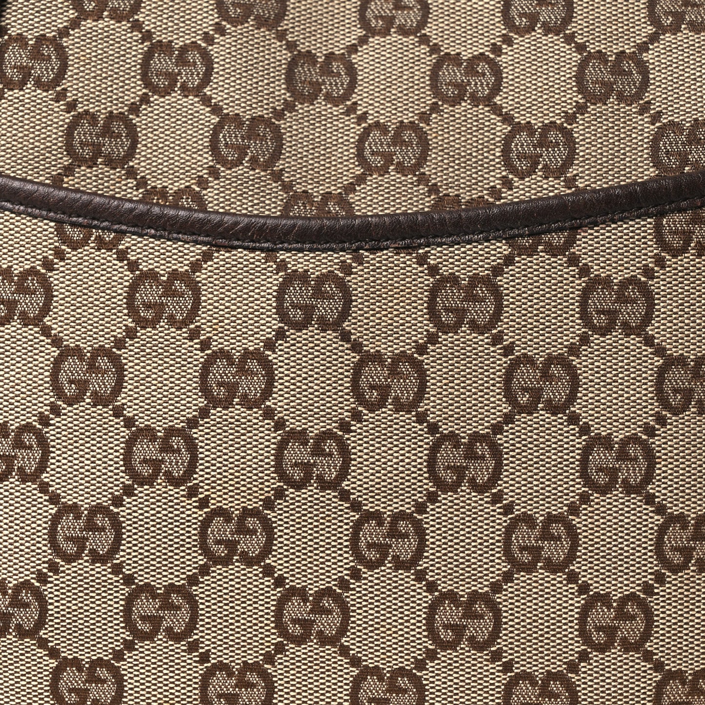 Monogram Calfskin Perforated Medium Flat Messenger Bag Dark Brown