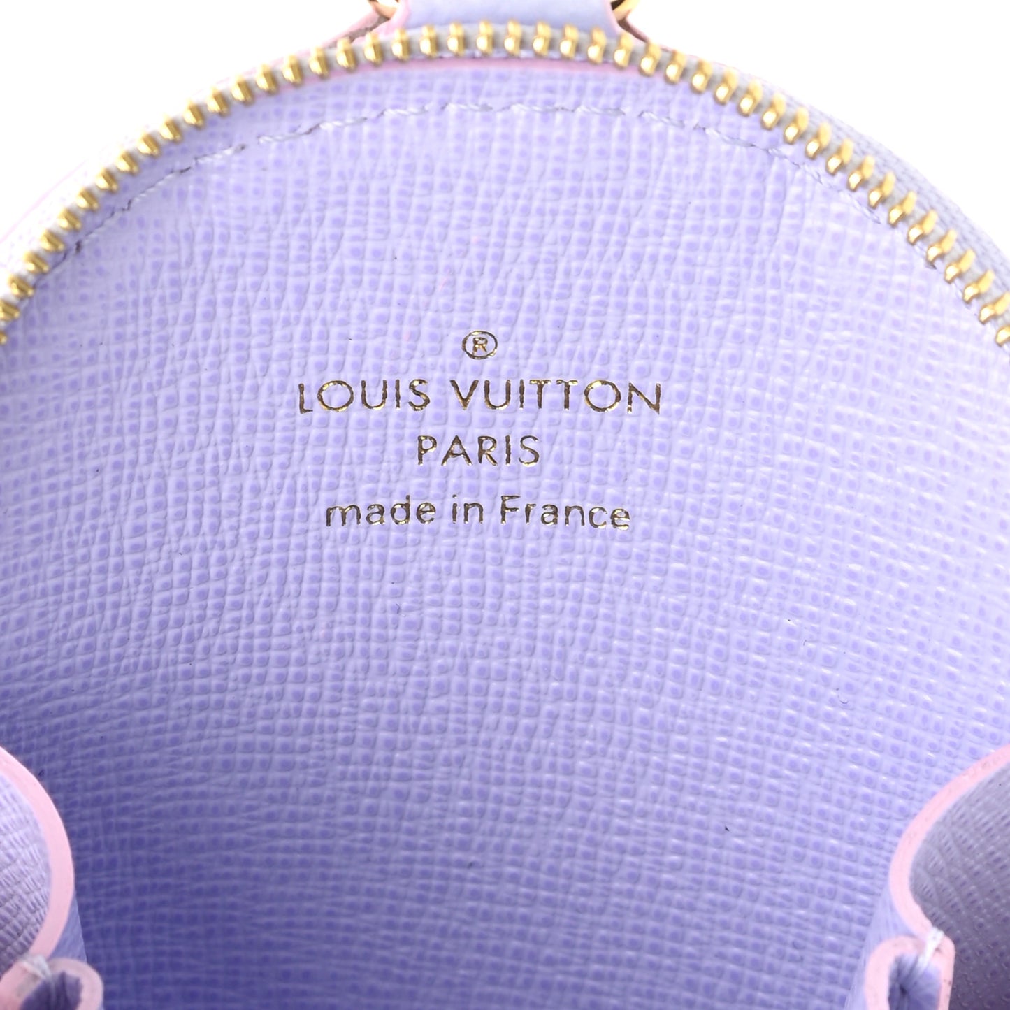 Monogram Spring In The City Papillon BB Round Coin Purse Sunrise Pastel