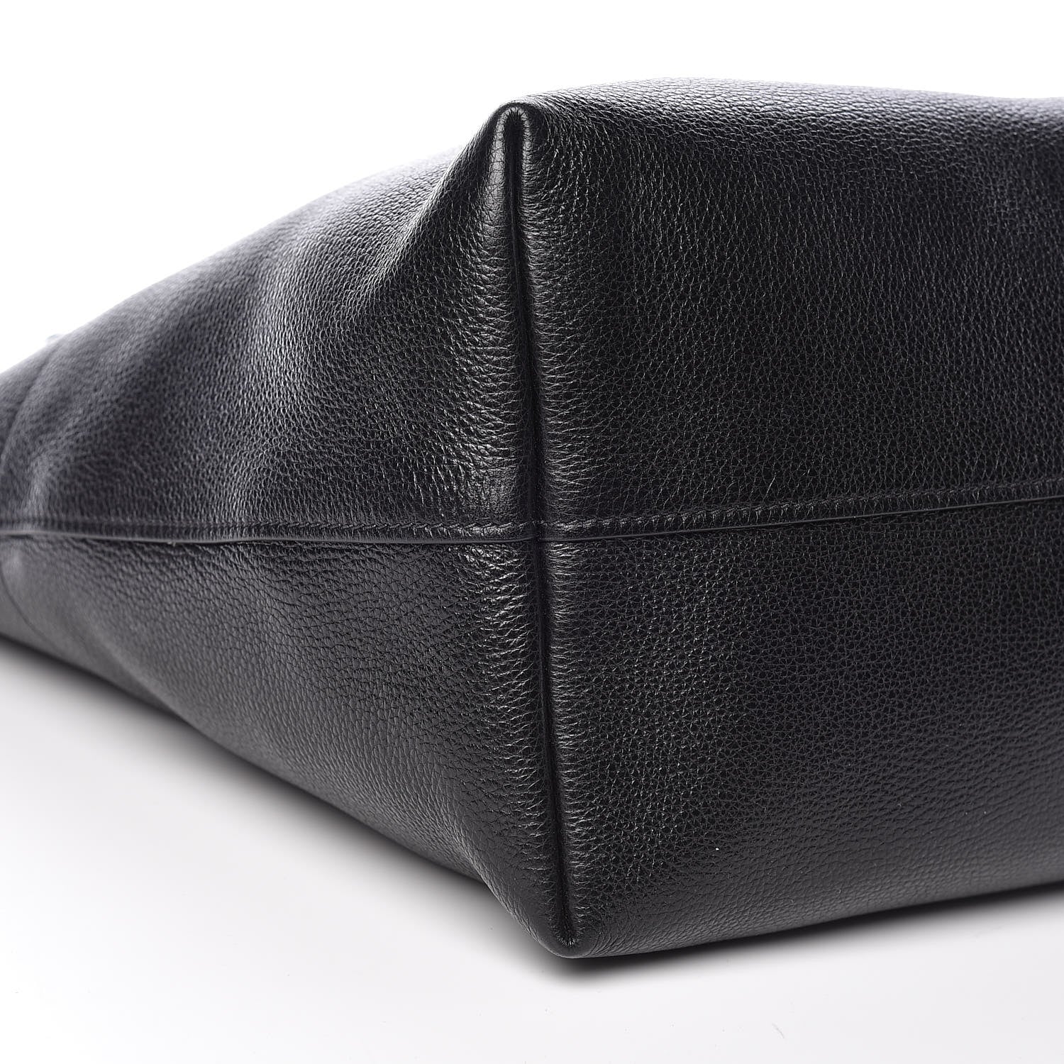 Prada Vitello Daino Zip Shopping Tote Black 9 of 11