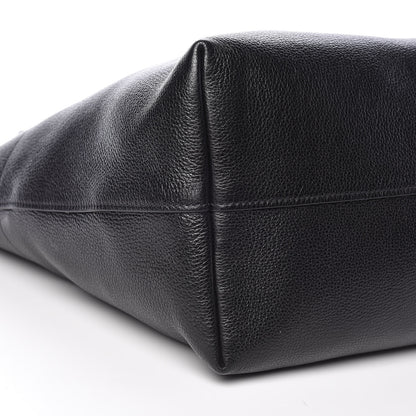 Prada Vitello Daino Zip Shopping Tote Black 9 of 11