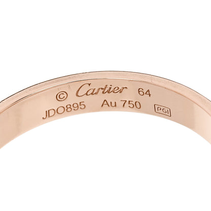Cartier 18K Pink Gold 3.5mm LOVE Wedding Band Ring 64 10.75 4 of 5