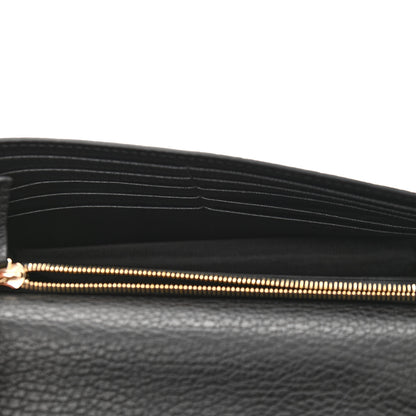 Gucci Dollar Calfskin Medium Betty Chain Wallet Black 5 of 11