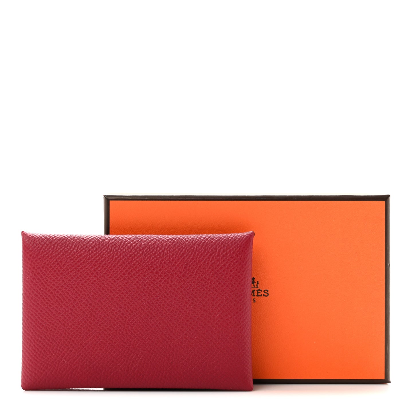 Epsom Calvi Card Case Rubis