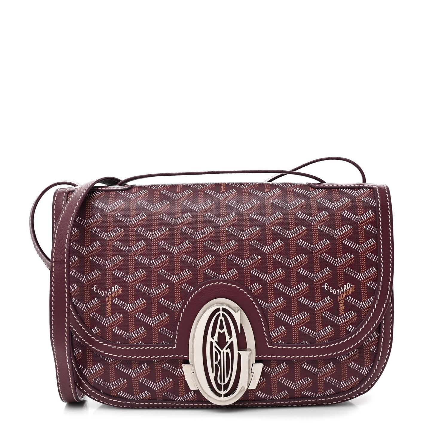 Goyardine 233 PM Shoulder Bag Burgundy