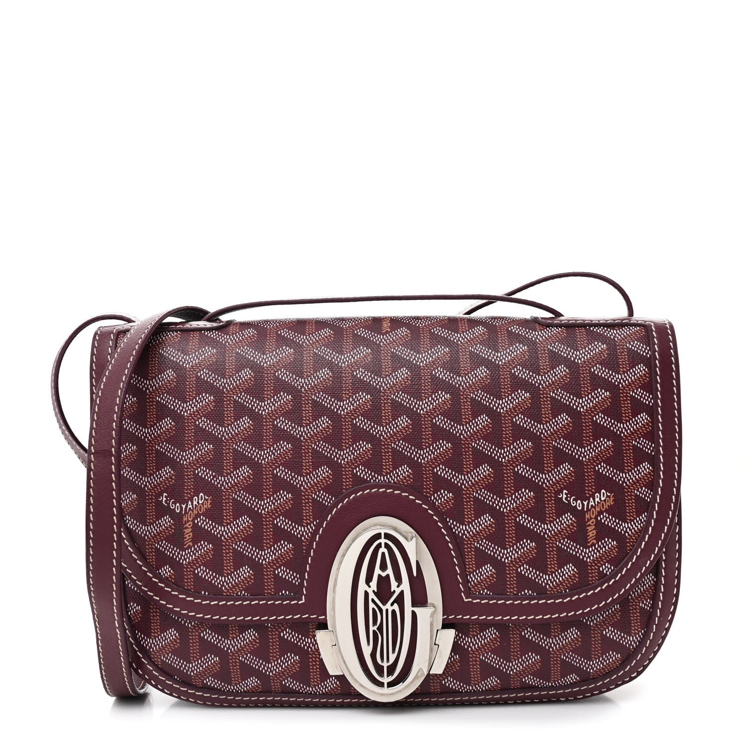 Goyard Goyardine 233 PM Shoulder Bag Burgundy 1 of 14