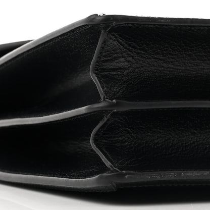 Gucci Textured Dollar Calfskin Web Small Ophidia Padlock Top Handle Bag Black 10 of 11