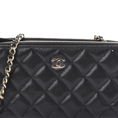 Chanel Caviar Quilted Small Clutch With Chain Black 11 of 11