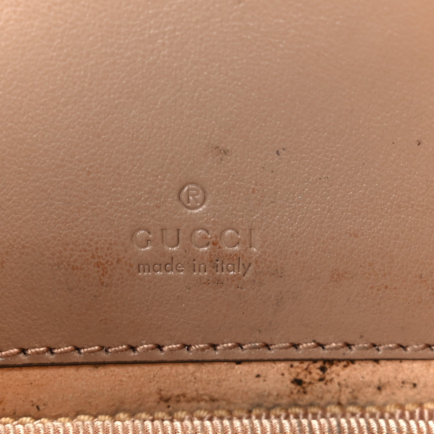 Gucci Calfskin Matelasse Mini GG Marmont Chain Crossbody Bag Porcelain Rose 6 of 11