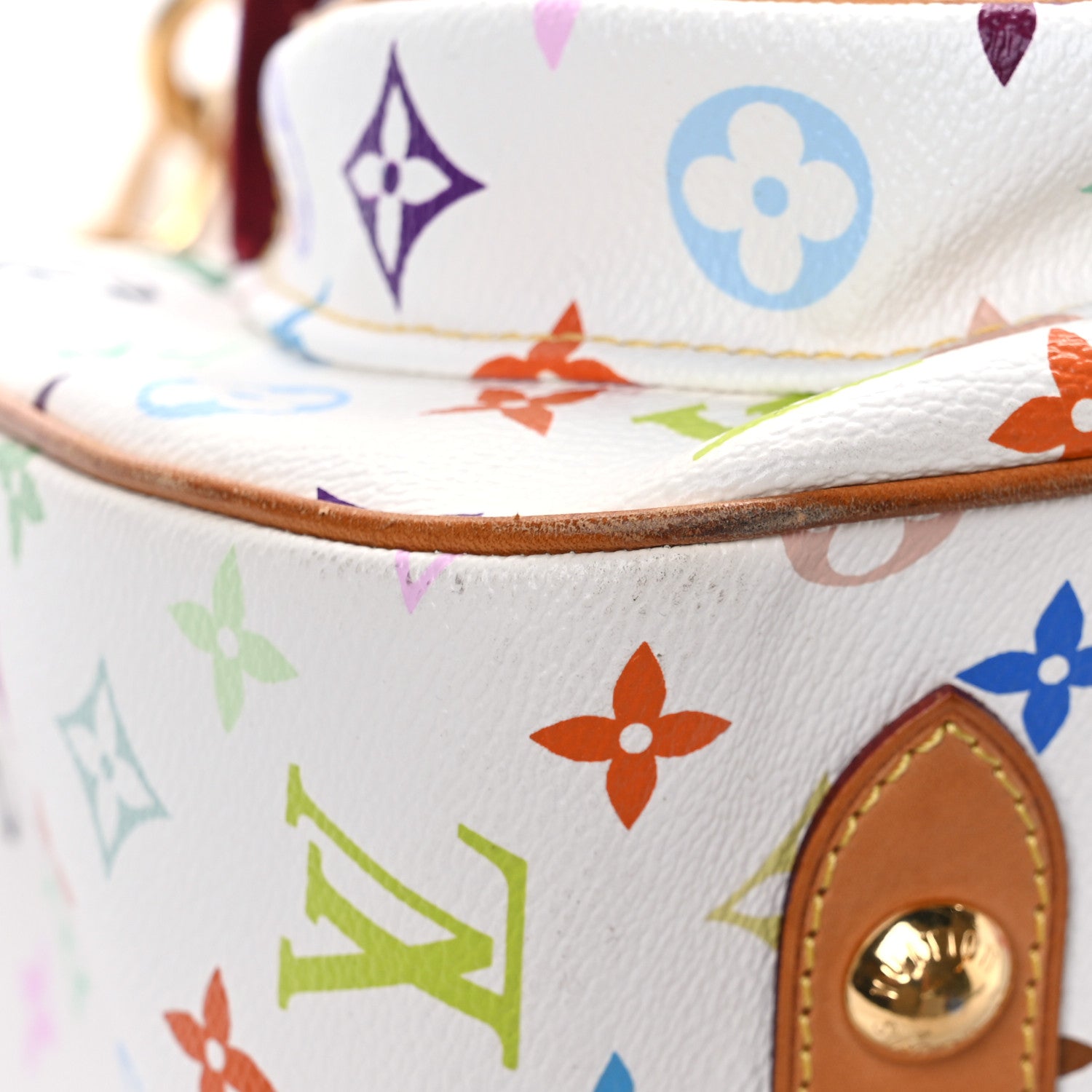 Louis Vuitton Monogram Multicolor Rita White 8 of 12