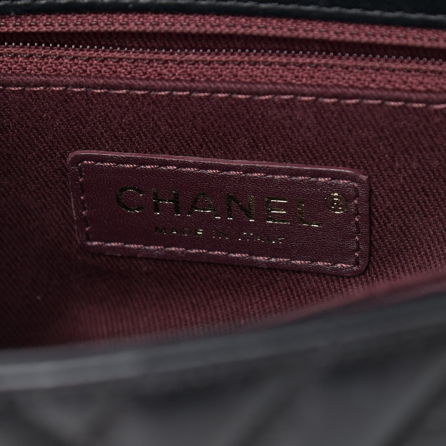 Chanel Aged Calfskin Chevron Quilted Mini Coco Handle Flap Black 6 of 15