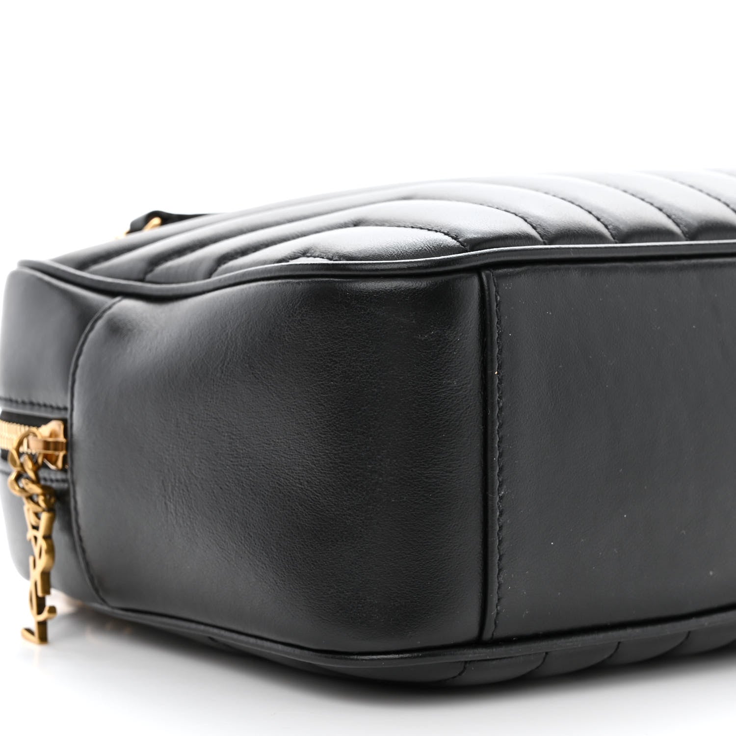 Saint Laurent Calfskin Matelasse Joan Camera Bag Black 9 of 10