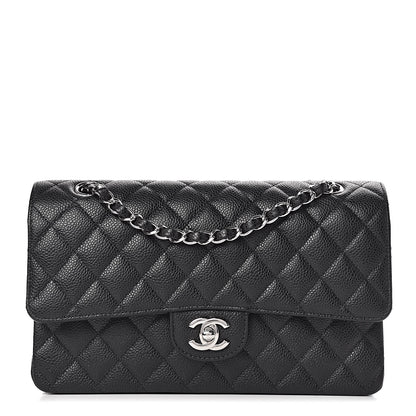 Chanel Caviar Quilted Medium Double Flap Black 1 of 10