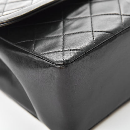 Chanel Lambskin Quilted Medium Single Flap Black 12 of 17
