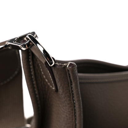 Hermes Taurillon Clemence Evelyne III PM Etoupe 15 of 20