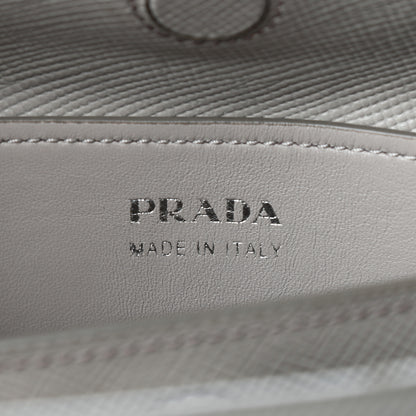 Prada Saffiano Cuir Medium Double Handle Tote Argilla 6 of 9