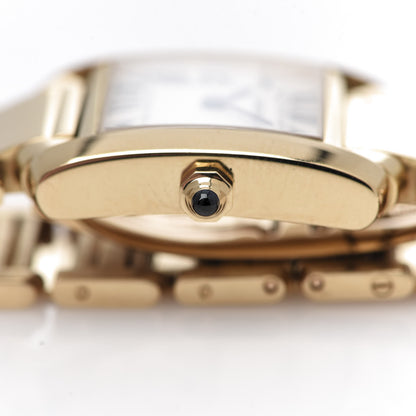 Cartier 18K Yellow Gold 20mm Tank Francaise Quartz Watch 8 of 8