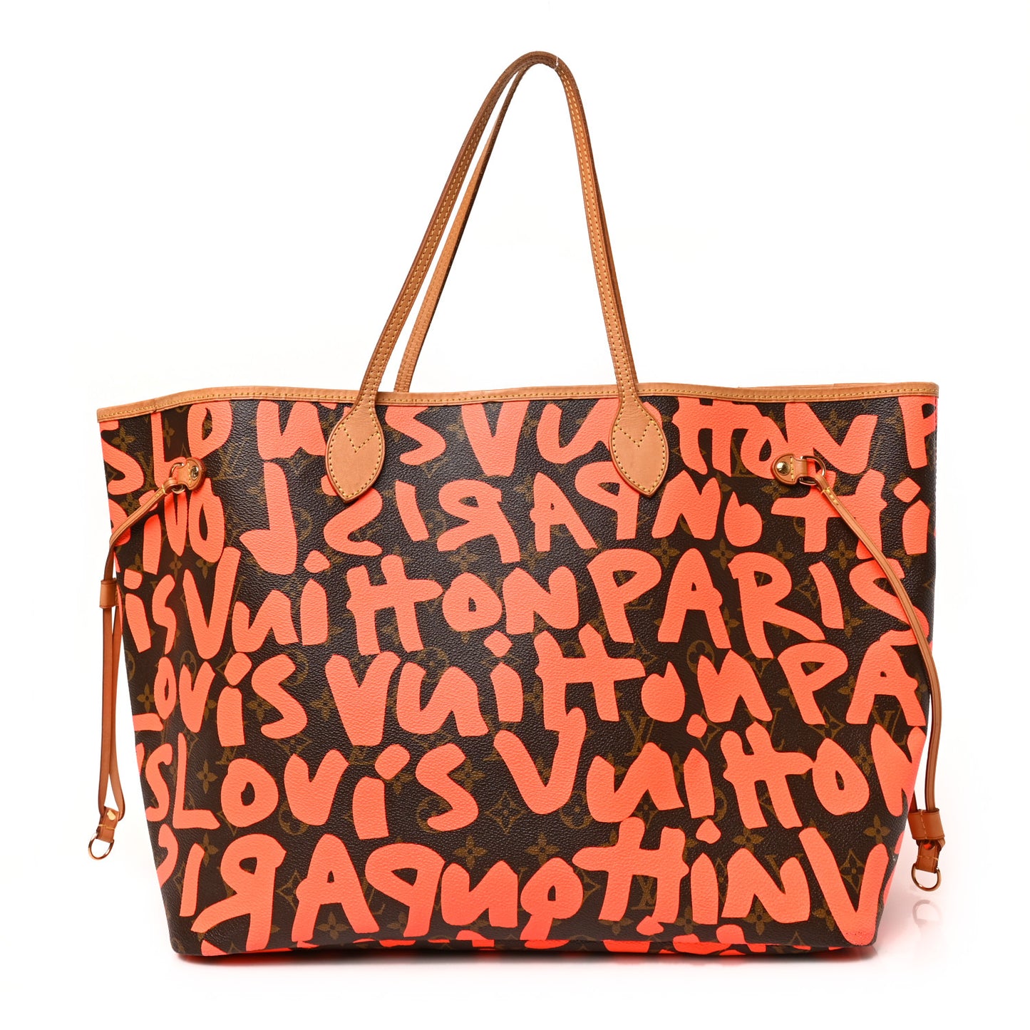 Monogram Graffiti Neverfull GM Orange