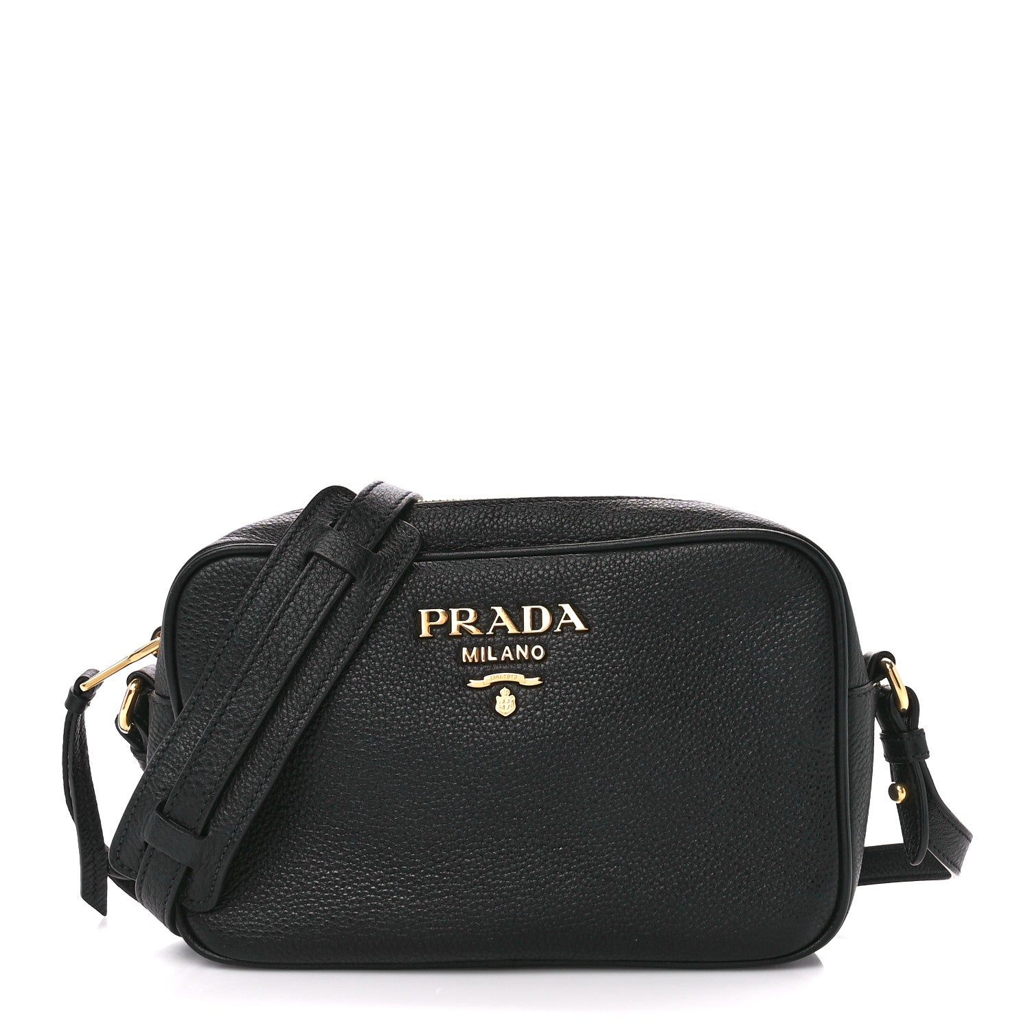 Prada Vitello Phenix Camera Bag Black 1 of 11
