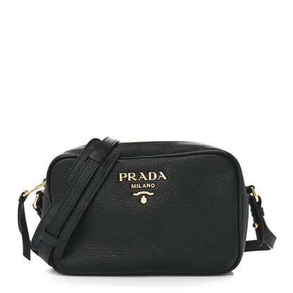 Prada Vitello Phenix Camera Bag Black 1 of 11