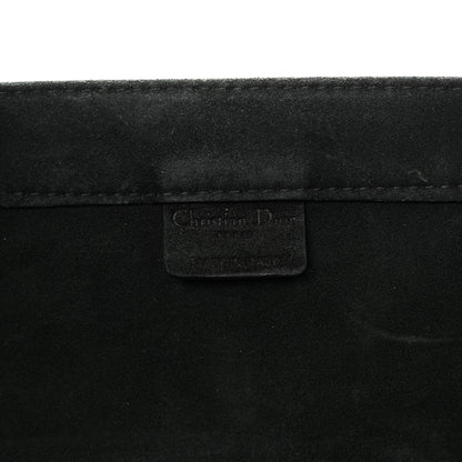 Christian Dior Suede Large Sea Book Tote Black 6 of 14