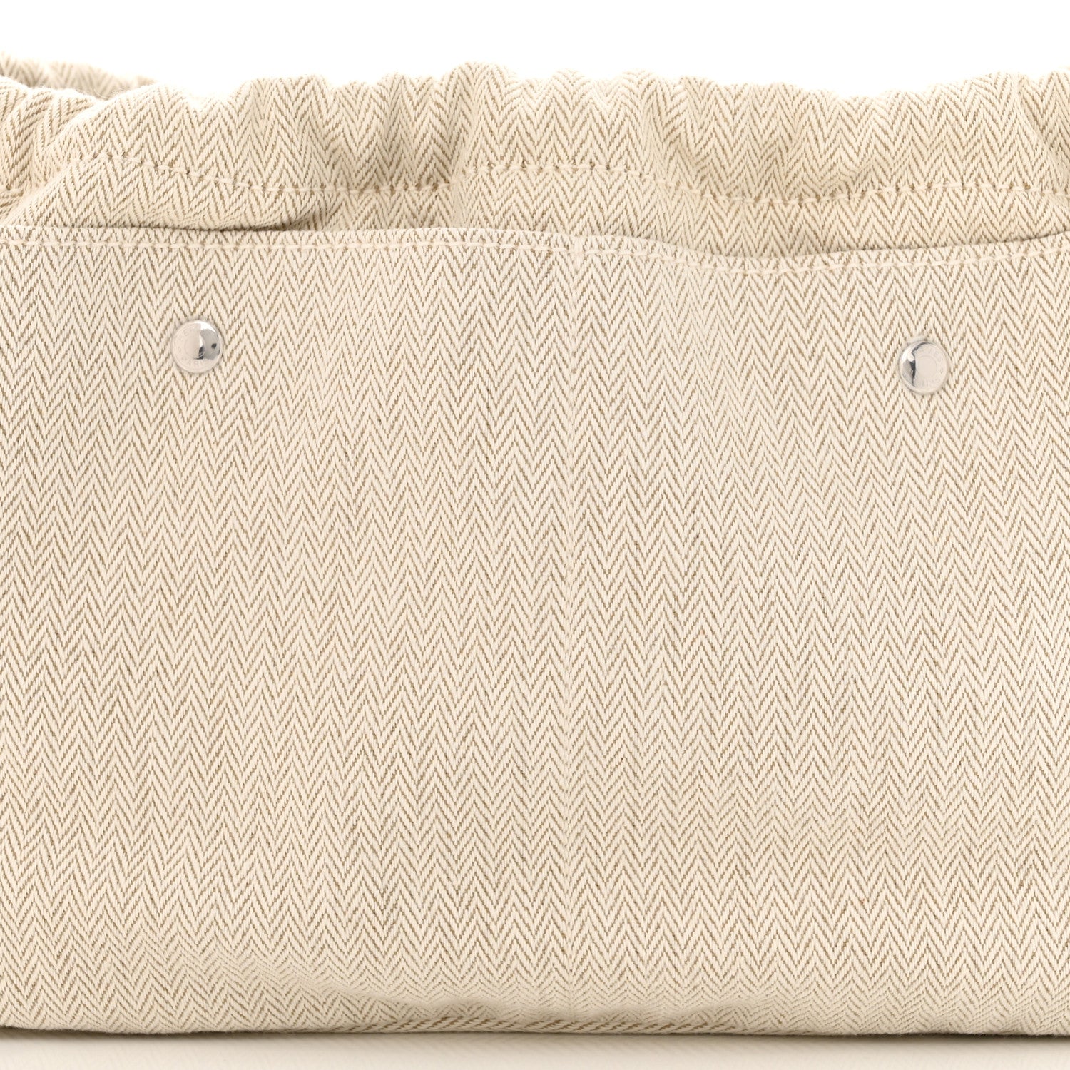 Hermes Canvas Barenia Fourbi 25 MM Pouch Naturel Fauve 8 of 11