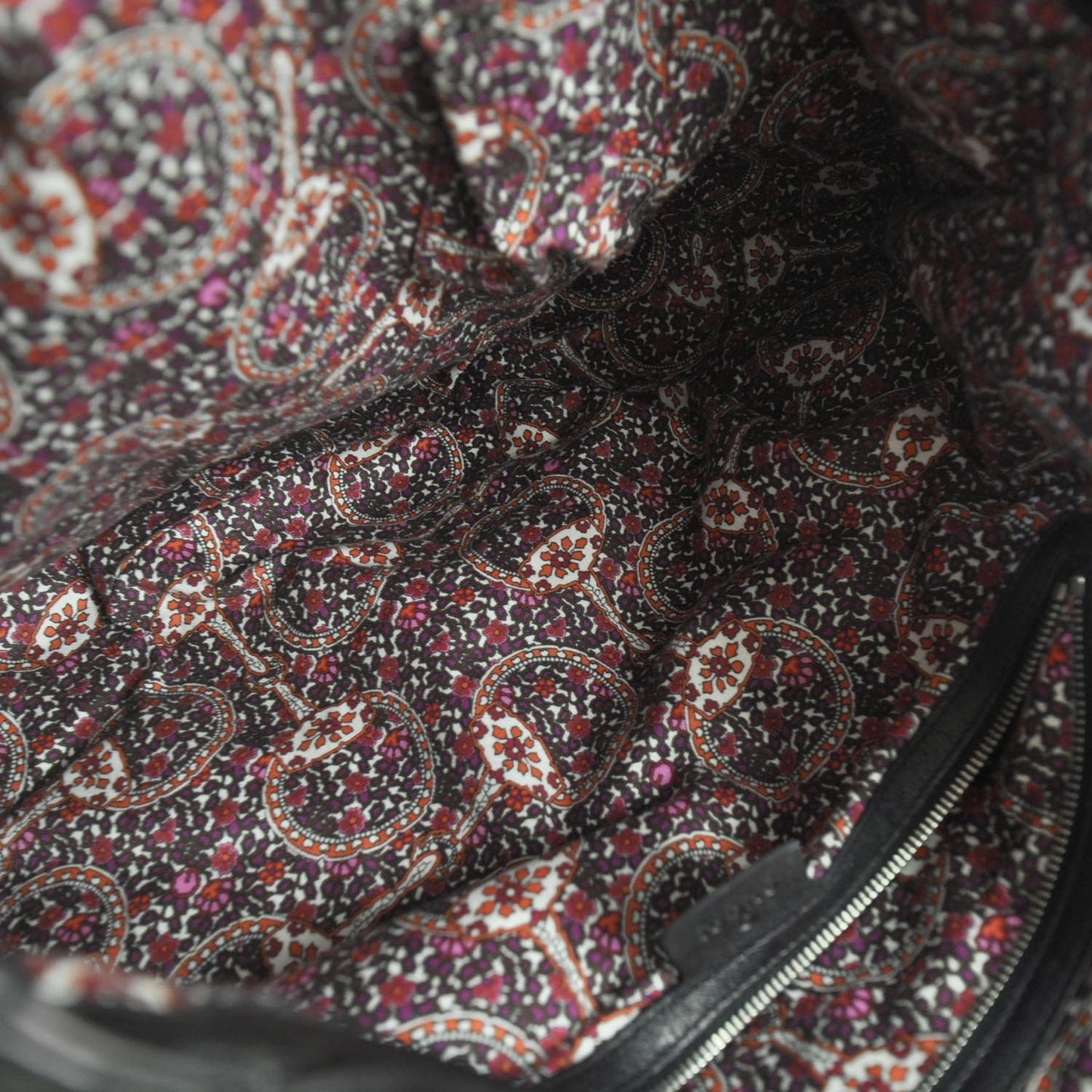 Leather Large Indy Top Handle Hobo Black