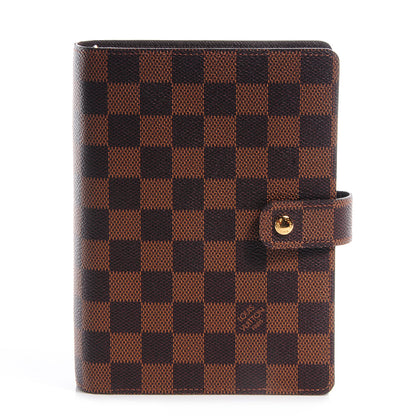 Louis Vuitton Damier Ebene Medium Ring Agenda 1 of 7