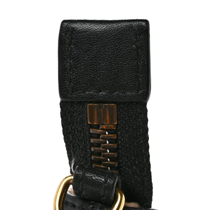 Gucci Calfskin Matelasse Mini GG Marmont Chain Bag Black 11 of 13