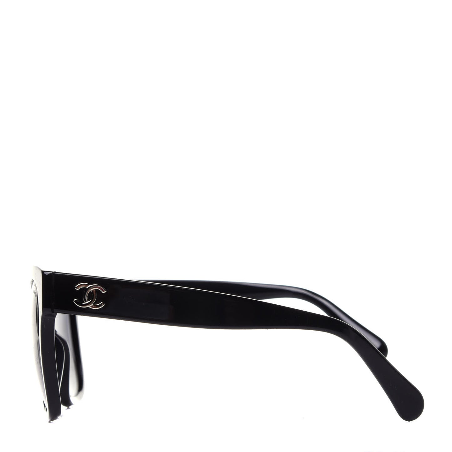 Acetate Square CC Sunglasses 5380 Black
