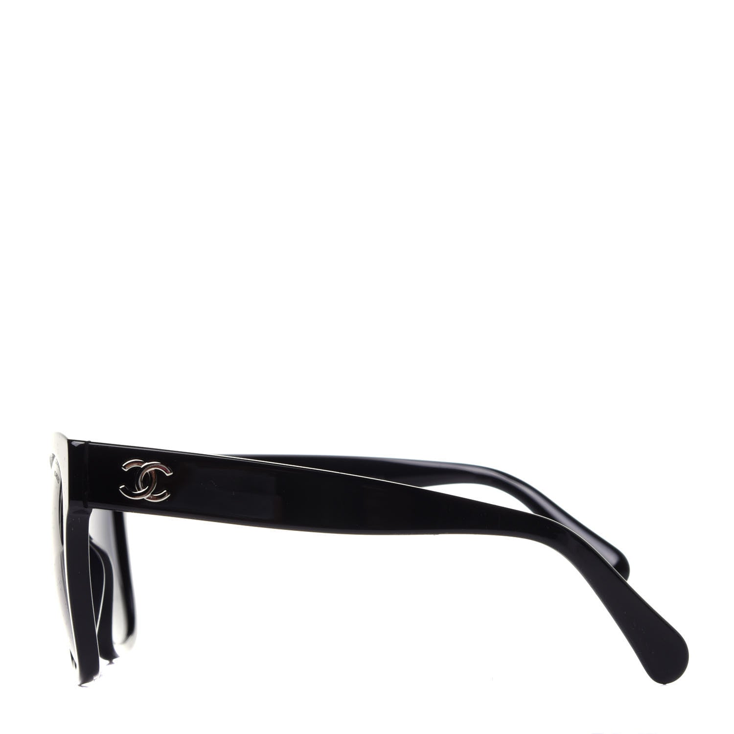 Chanel Acetate Square CC Sunglasses 5380 Black 3 of 10