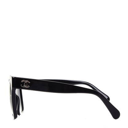 Chanel Acetate Square CC Sunglasses 5380 Black 3 of 10