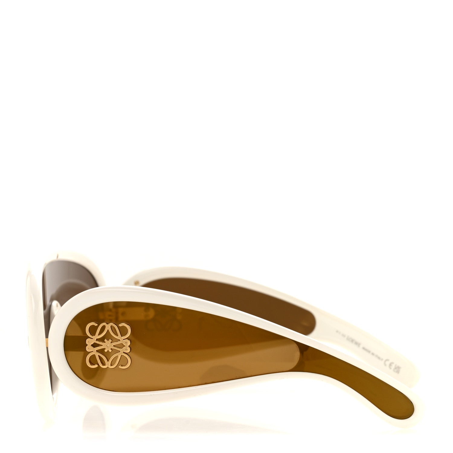 Loewe Acetate Anagram Wave Mask Sunglasses LW40108I Ivory 3 of 7