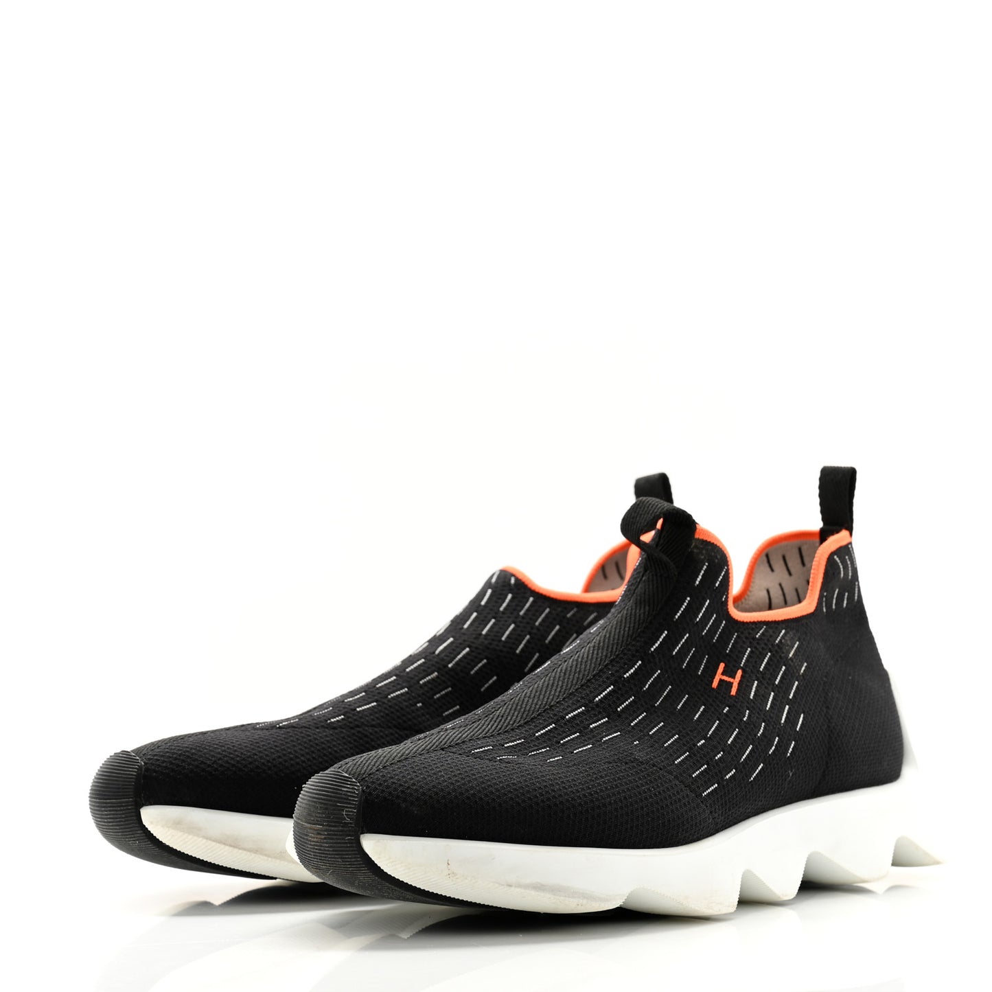 Technical Canvas Goatskin Mens Eclair Sneakers 40 Black