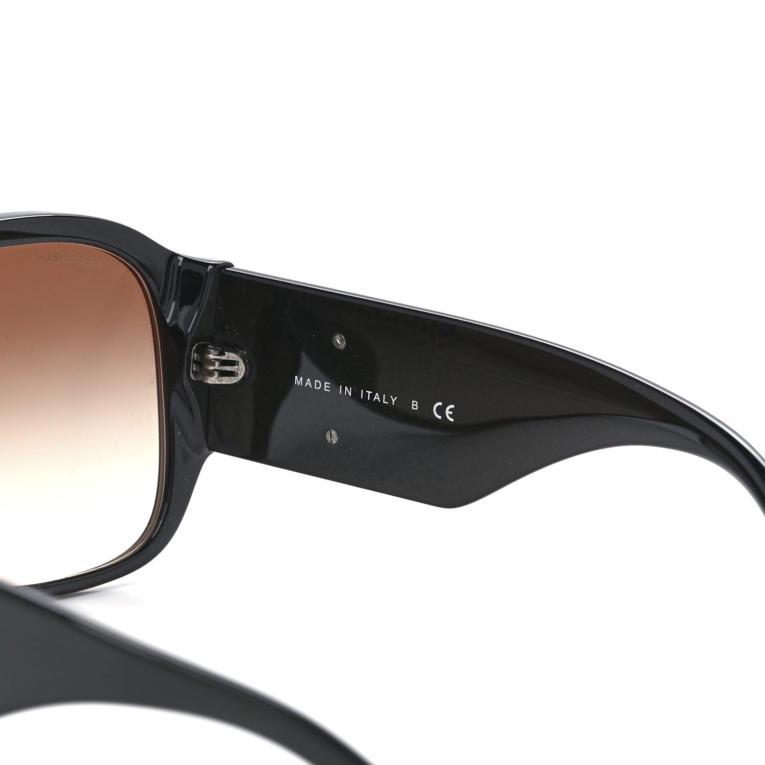 Chanel Acetate Crystal CC Shield Sunglasses 5466-B-A Brown 6 of 8