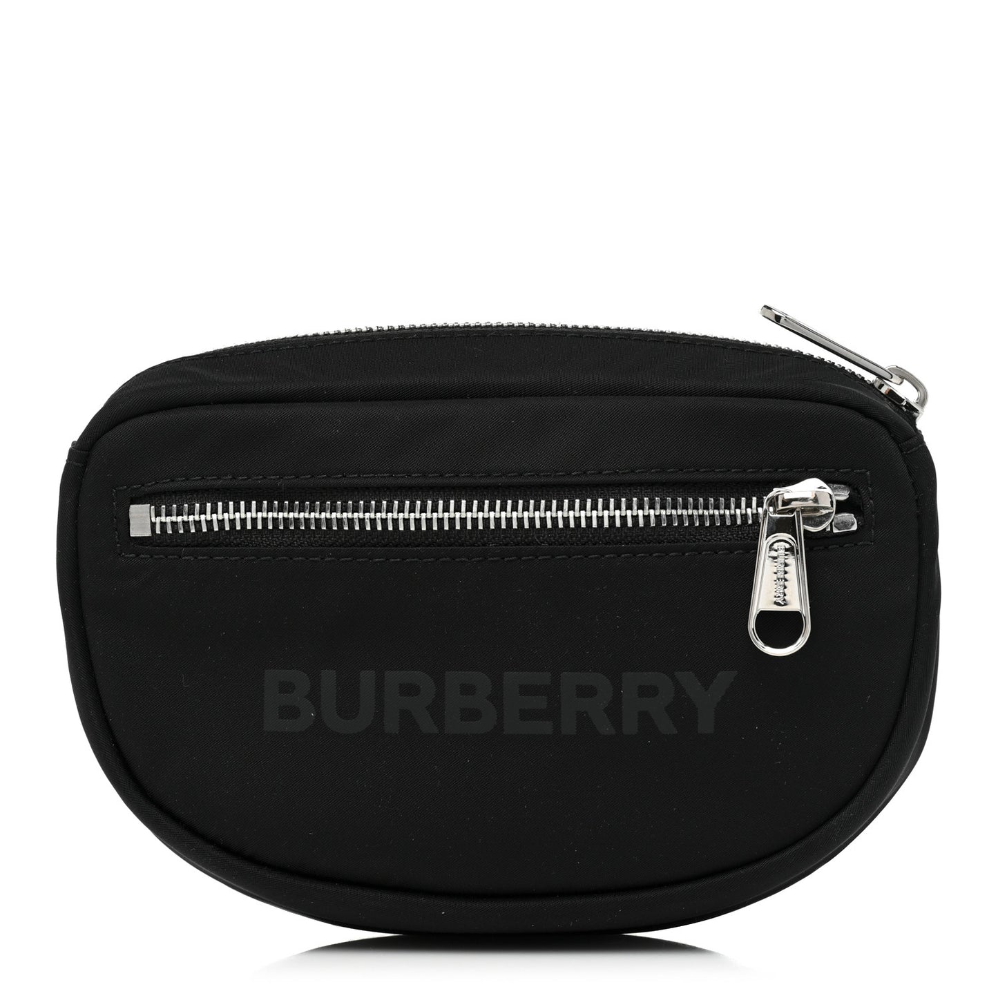 Econyl Logo Print Small Cannon Bum Bag Black