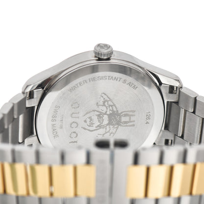 Gucci Stainless Steel 38mm G-Timeless Two Tone Bee Quartz Watch 4 of 5