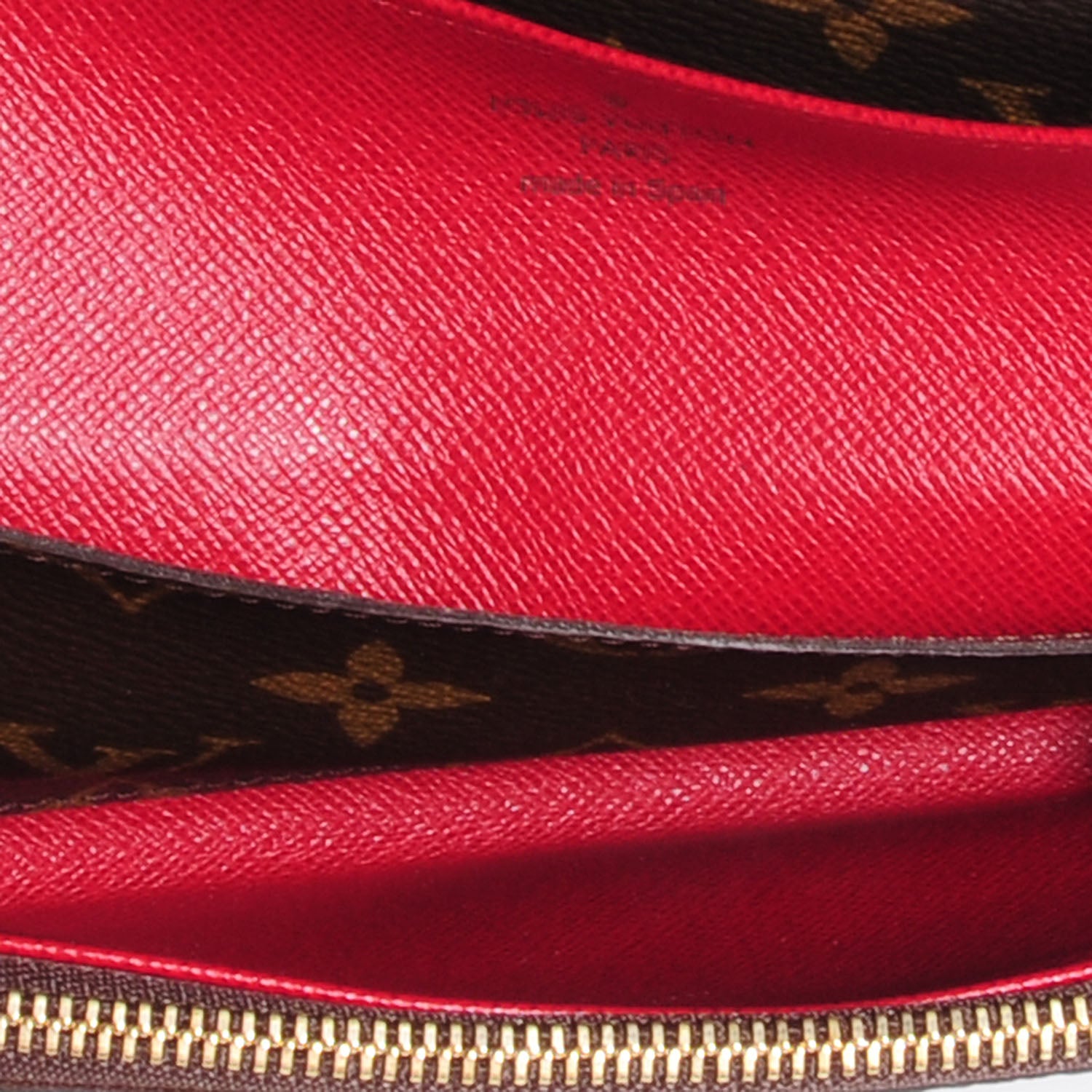 Louis Vuitton Monogram Emilie Wallet Rouge 5 of 7