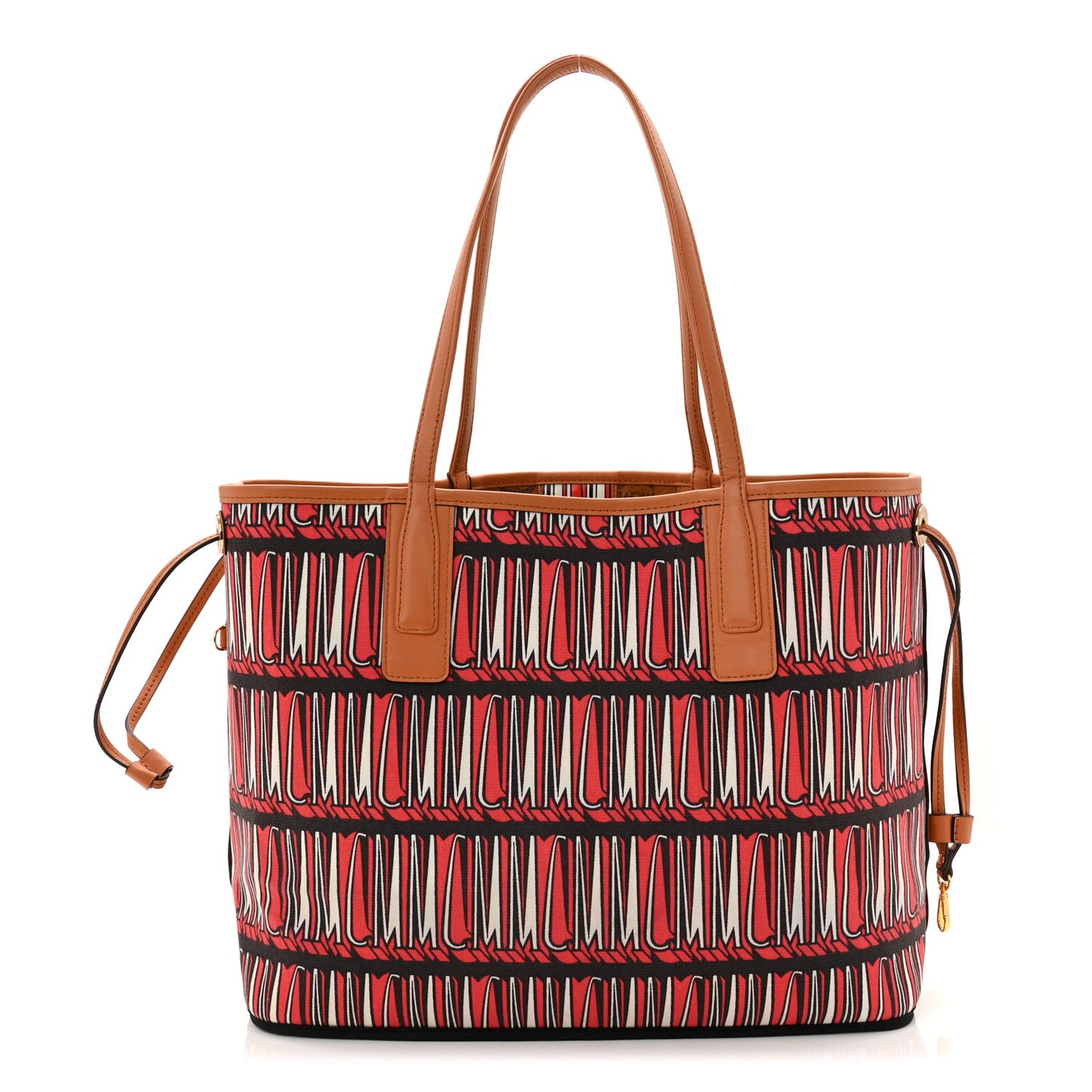 Visetos Medium Liz Reversible Shopper Tote Cognac