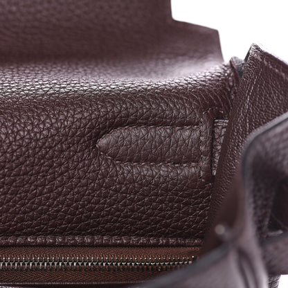 Hermes Togo Kelly Retourne 35 Chocolate 15 of 32